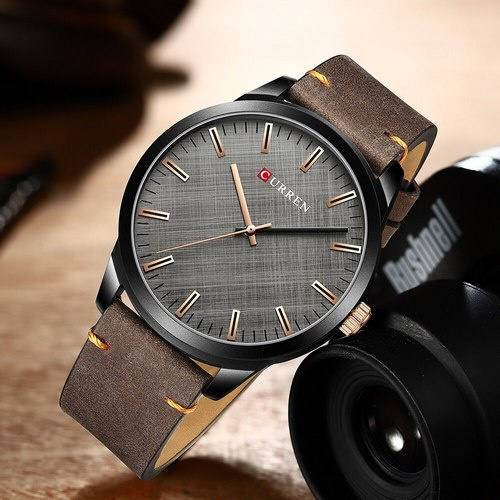 Годинник чоловічий Curren 8386 Brown-Black-Gray-0