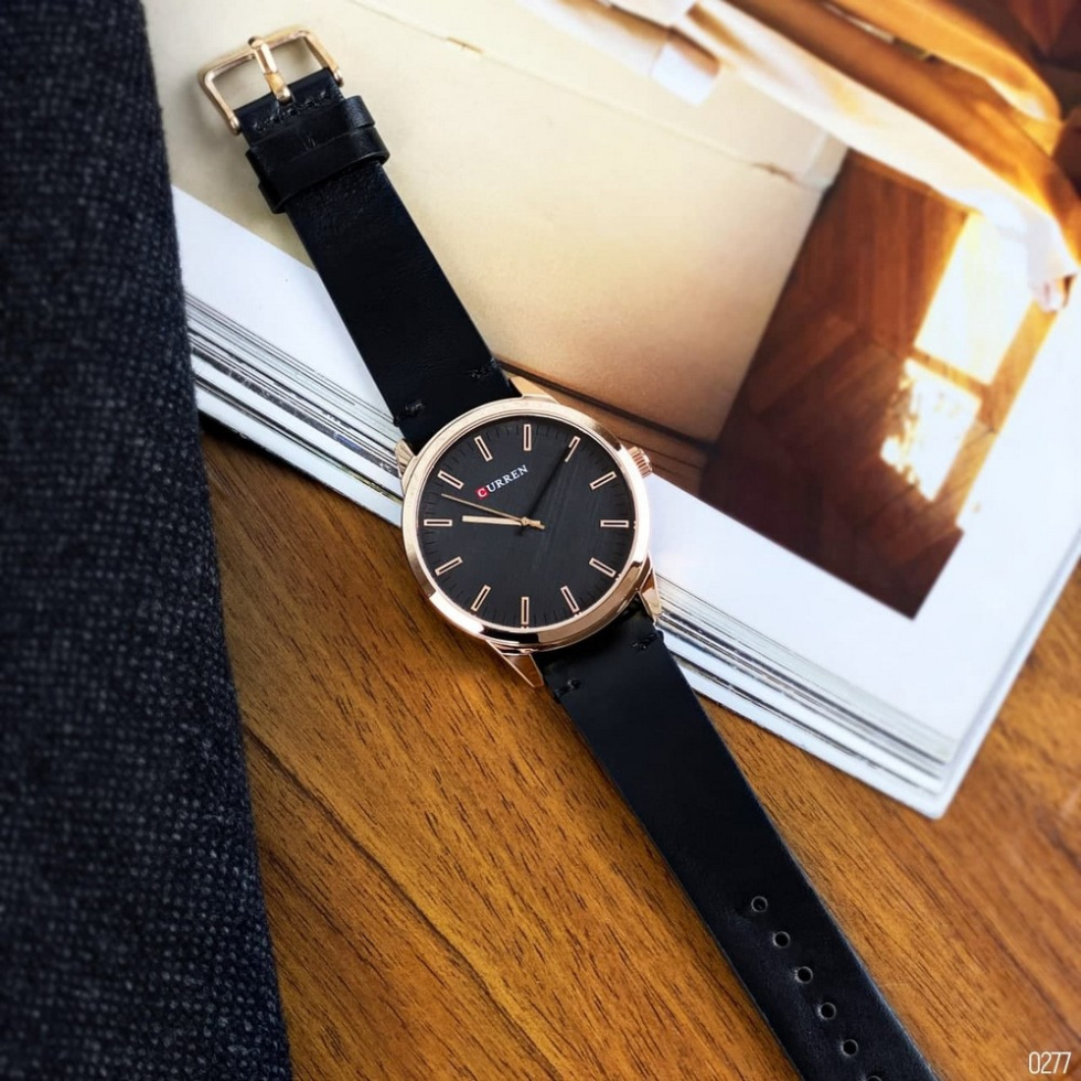 large Часы мужские Curren 8386 Black-Gold-Gray 1