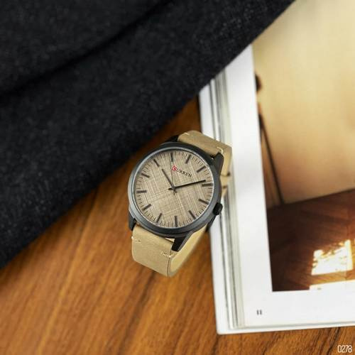 Годинник чоловічий Curren 8386 Light Brown-Grey-1