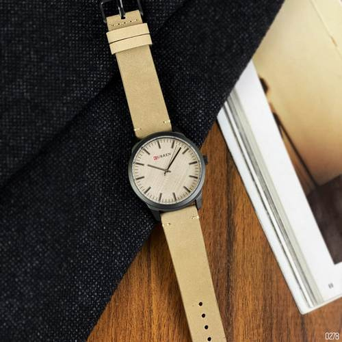 Годинник чоловічий Curren 8386 Light Brown-Grey-2