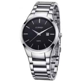  Curren 8106 Silver-Black