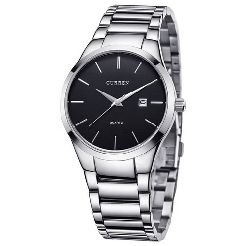 Часы мужские Curren 8106 Silver-Black