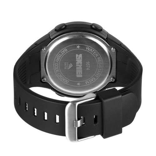 Часы мужские Skmei 1674 Black-0