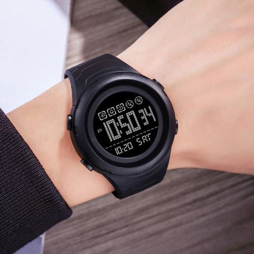 large Часы мужские Skmei 1674 All Black 0
