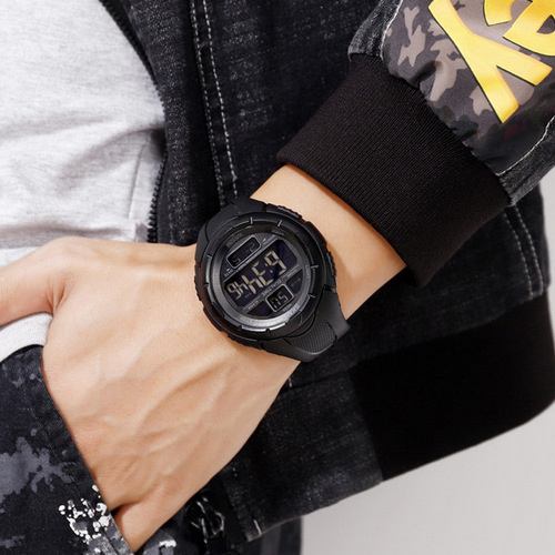 Часы мужские Skmei 1656 All Black-0