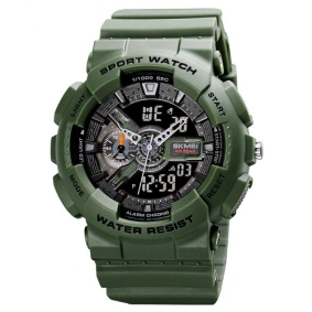 Тактичесские часы Skmei 1688 Green-Black