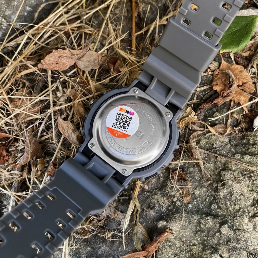 large Годинник чоловічий Skmei 1688 Gray-Black Military 3