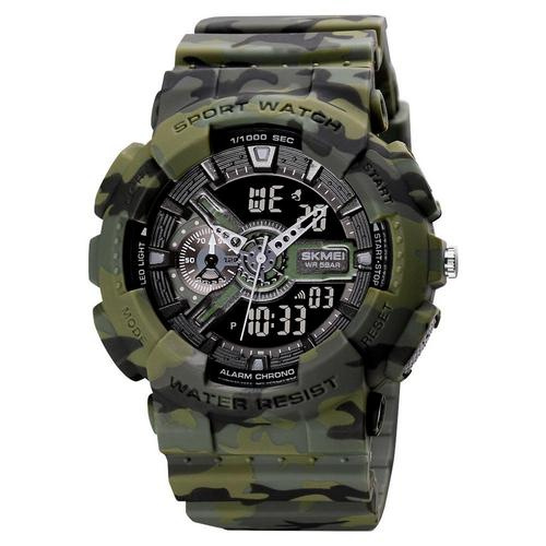 Годинник чоловічий Skmei 1688 Green-Black Military