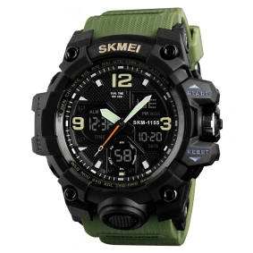 Тактичесские часы Skmei 1155 Black-Military
