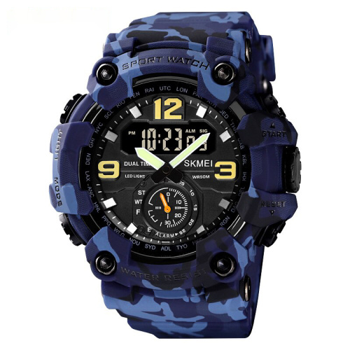 Часы мужские Skmei 1637 Blue-Military