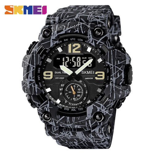 Годинник чоловічий Skmei 1637 Gray-Black