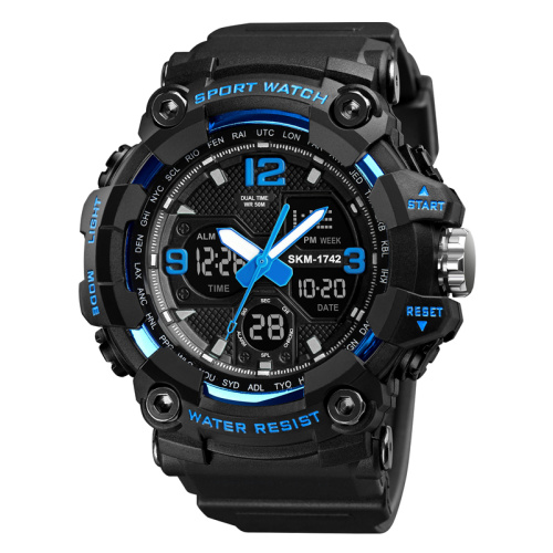 Годинник чоловічий Skmei 1742 Black-Blue