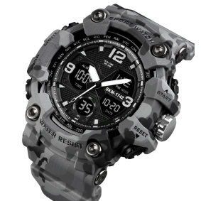 Тактичесские часы Skmei 1742 Gray Military