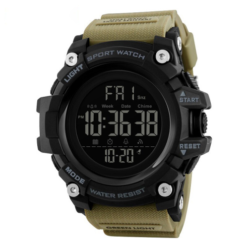 Часы мужские Skmei 1384 Black-Khaki Wrisband