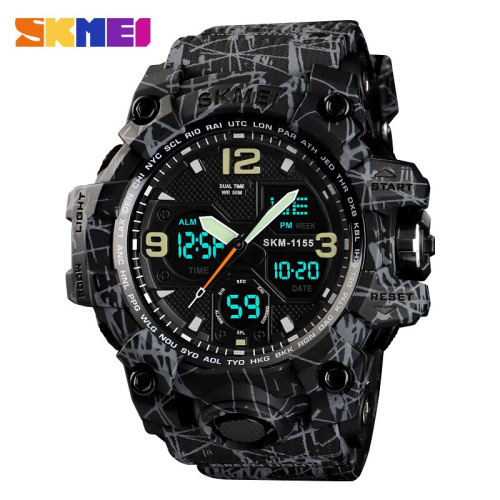 Годинник чоловічий Skmei 1155 Black-Gray