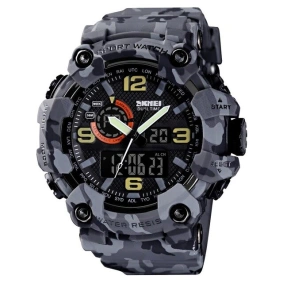 Тактичесские часы Skmei 1520 Gray Camo