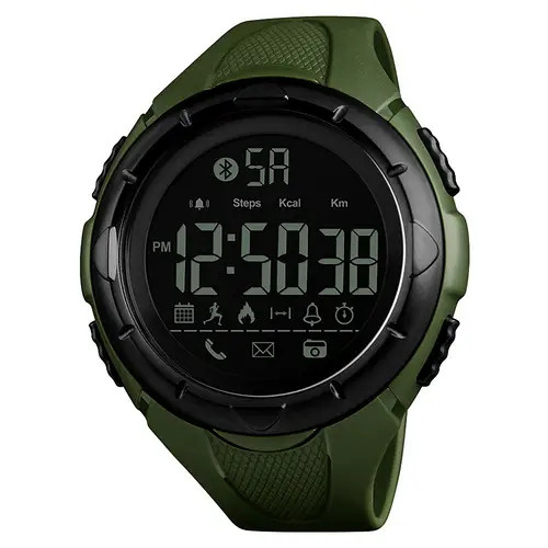 Годинник чоловічий Skmei 1326AG Army Green Smart Watch