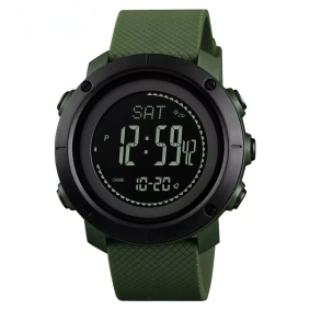 Тактичесские часы Skmei 1427 Army Green Compass