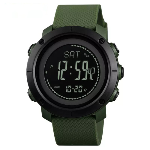 Годинник чоловічий Skmei 1427AG Army Green + Compass