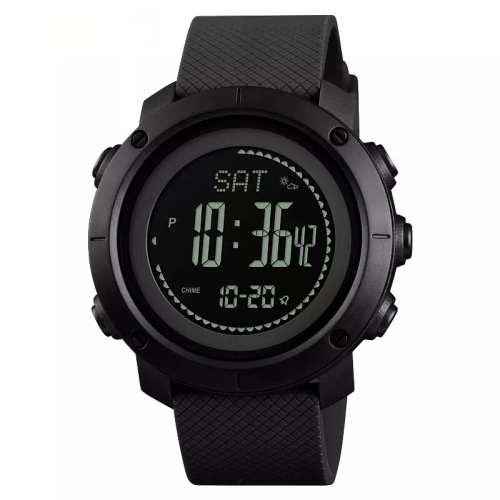 Годинник чоловічий Skmei 1427BK Black + Compass