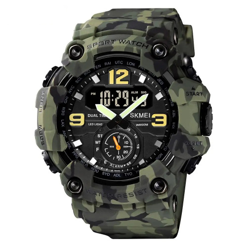 Часы мужские Skmei 1637CMGN Camo Green