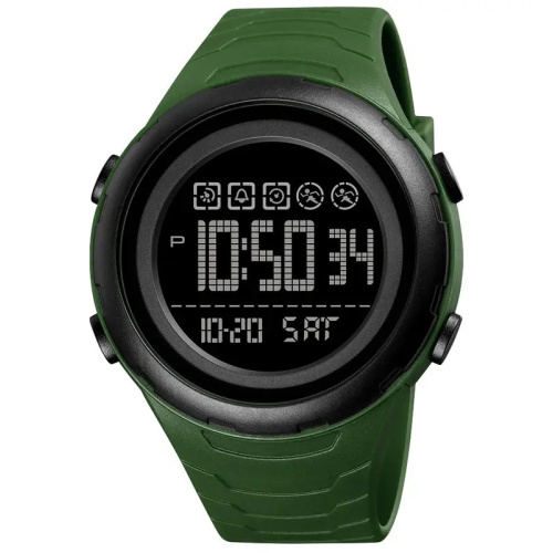 Часы мужские Skmei 1674AGBK Army Green-black