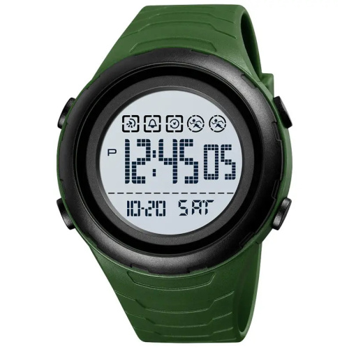 Часы мужские Skmei 1674AGWT Army Green-white