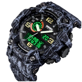 Тактичесские часы Skmei 1520 gray black