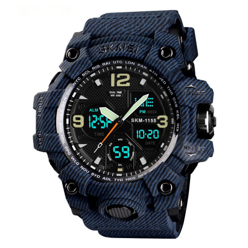 Годинник чоловічий Skmei 1155BDMBU denim blue