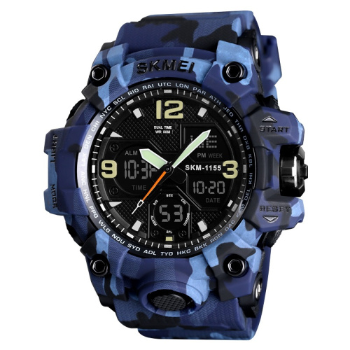 Часы мужские Skmei 1155BCMBU blue camo