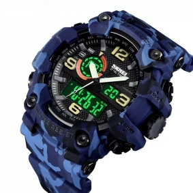 Тактичесские часы Skmei 1520 camo blue