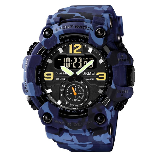 Годинник чоловічий Skmei 1965CMBU Camo Blue