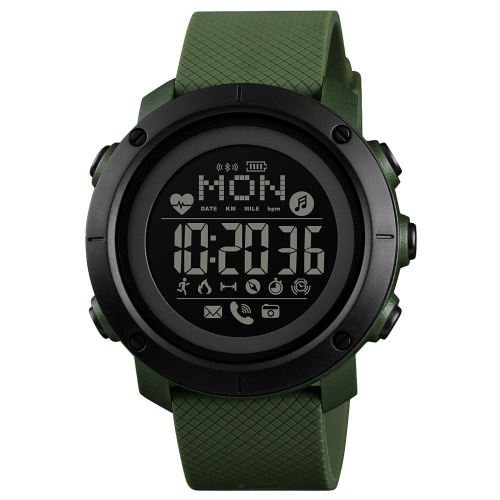 Годинник чоловічий Skmei 1511AG Army-Green Smart Watch + Compass