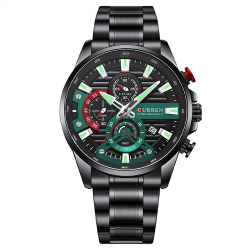 Часы мужские Curren 8415 Black-Green