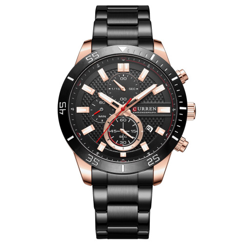 Часы мужские Curren 8417 Black-Gold