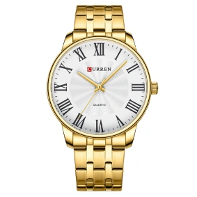  Curren 8422 Gold-White