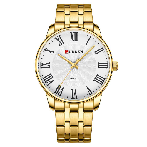 Часы мужские Curren 8422 Gold-White