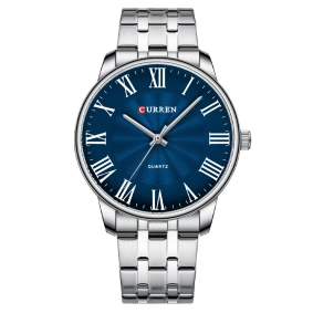  Curren 8422 Silver-Blue