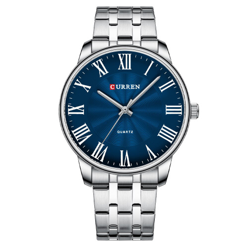 Часы мужские Curren 8422 Silver-Blue Greece