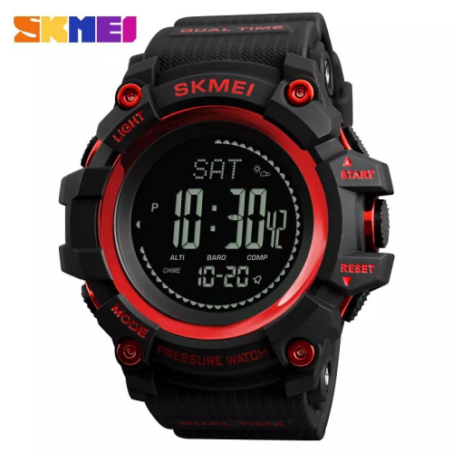 Годинник чоловічий Skmei 1358 Black-Red Smart Watch Compass