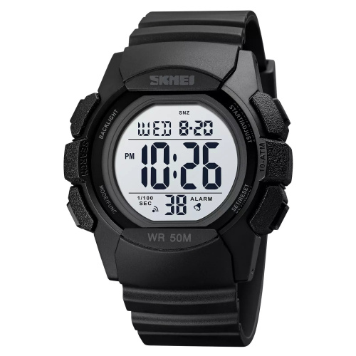 Часы мужские Skmei 1771BKWT Black-White