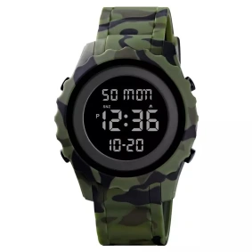 Тактичесские часы Skmei 1631 Camo Green