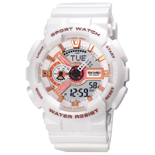 Часы мужские Skmei 1834WT White-Gold