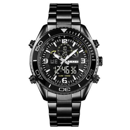 Часы мужские Skmei 1600BKBK Black-Black