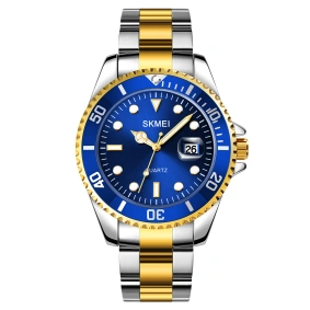  Skmei 1779 Silver-Gold-Blue