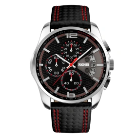  Skmei 9106 Silver-Black-Red