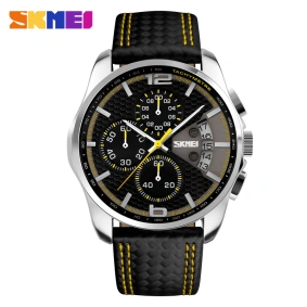  Skmei 9106 Silver-Black-Yellow