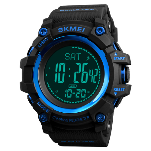Годинник чоловічий Skmei 1356BU Black-Blue Compass