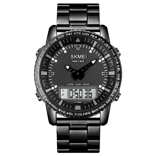 Часы мужские Skmei 1898BKWT Black-White