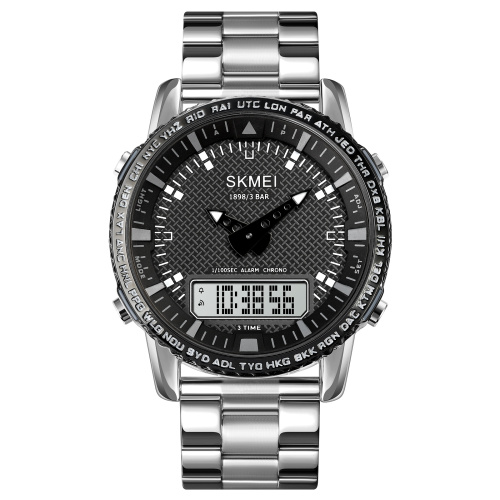 Годинник чоловічий Skmei 1898SIWT Silver-White